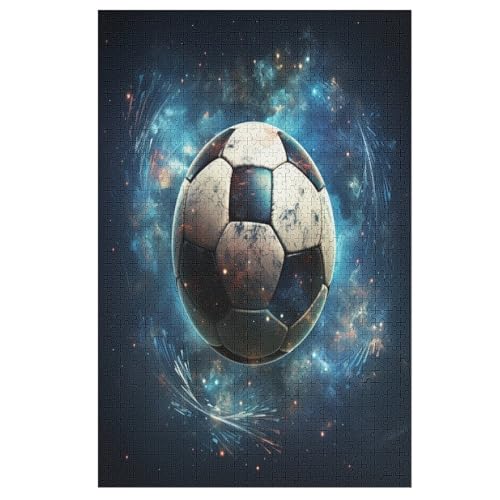 Puzzles Für Erwachsene, Fußball Puzzles Für Erwachsene, 1000-teiliges Holzpuzzle, Geeignet Für Kinder Ab 12 Jahren, Die Pädagogische Puzzles Lernen （78×53cm） von AAPZY