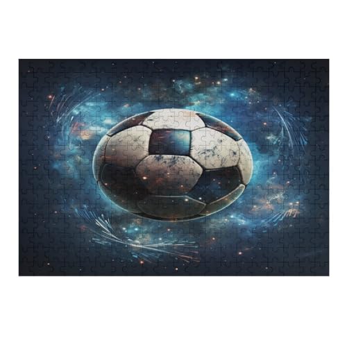 Puzzles Für Erwachsene, Fußball Puzzles Für Erwachsene, 300-teiliges Holzpuzzle, Geeignet Für Kinder Ab 12 Jahren, Die Pädagogische Puzzles Lernen （40×28cm） von AAPZY