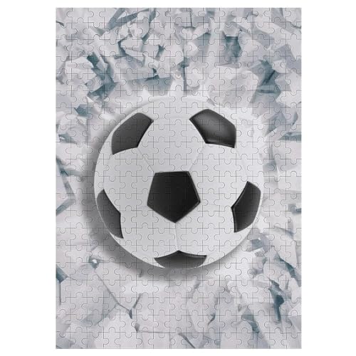 Puzzles Für Erwachsene, Fußball Puzzles Für Erwachsene, 300-teiliges Holzpuzzle, Geeignet Für Kinder Ab 12 Jahren, Die Pädagogische Puzzles Lernen 42×30cm von AAPZY