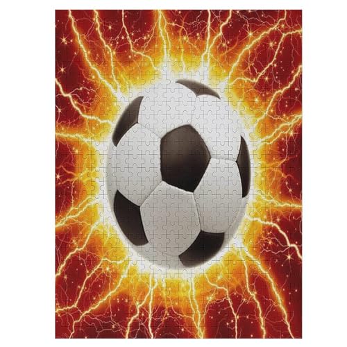 Puzzles Für Erwachsene, Fußball Puzzles Für Erwachsene, 500-teiliges Holzpuzzle, Geeignet Für Kinder Ab 12 Jahren, Die Pädagogische Puzzles Lernen （55×41cm） von AAPZY