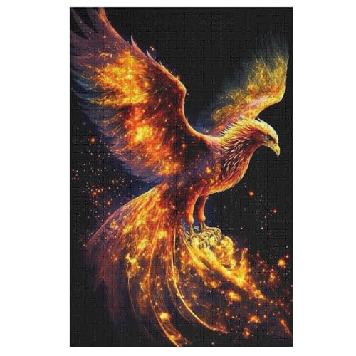 Puzzles Für Erwachsene, Phönix, 1000-teilige Puzzles Für Erwachsene Und Kinder Ab 12 Jahren, Holzpuzzles Für Die Heimdekoration, 78×53cm Puzzles Für Erwachsene, Phönix, 1000-teilige Puzzles Für Erwachsene Und Kinder Ab 12 Jahren, Holzpuzzles Für Die Heimdekoration, 78×53cm von AAPZY