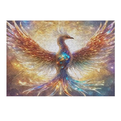 Puzzles Für Erwachsene, Phönix, 300-teilige Puzzles Für Erwachsene Und Kinder Ab 12 Jahren, Holzpuzzles Für Die Heimdekoration, （40×28cm） von AAPZY