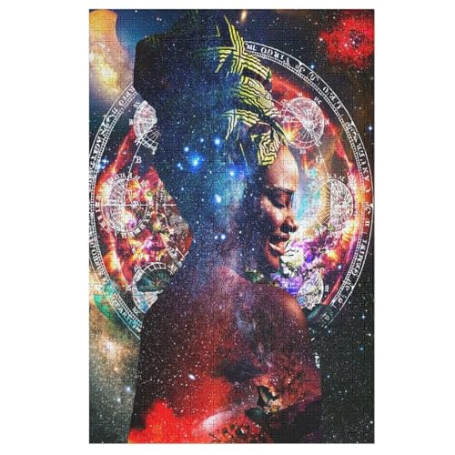 Puzzles Für Erwachsene, Puzzle Wandbild mit Sternzeichen Jungfrau, 1000 Teile, Puzzle Aus Holz Für Erwachsene Und Kinder Ab 12 Jahren, Lernspielzeug 78×53cm Puzzles Für Erwachsene, Puzzle Wandbild mit Sternzeichen Jungfrau, 1000 Teile, Puzzle Aus Holz Für Erwachsene Und Kinder Ab 12 Jahren, Lernspielzeug 78×53cm von AAPZY