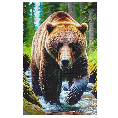 Puzzles Für Erwachsene 1000 Teiliges Bär Puzzles Für Erwachsene Holzbrettpuzzles Denksportaufgaben Für Erwachsene （78×53cm） von AAPZY