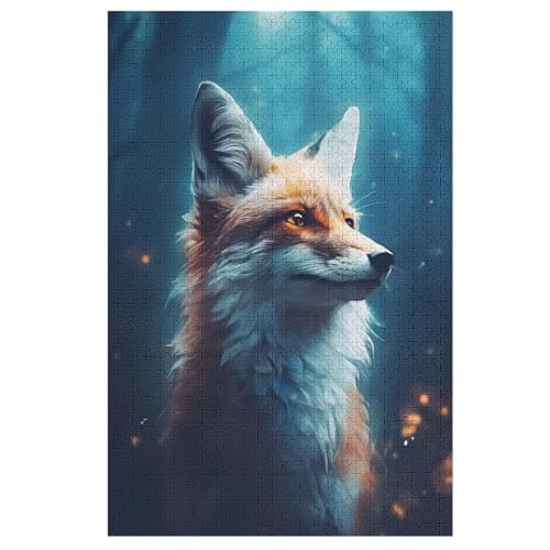 Puzzles Für Erwachsene 1000 Teiliges Fuchs Puzzles Für Erwachsene Holzbrettpuzzles Denksportaufgaben Für Erwachsene （78×53cm） von AAPZY