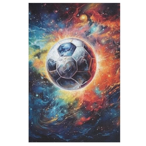 Puzzles Für Erwachsene 1000 Teiliges Fußball Puzzles Für Erwachsene Holzbrettpuzzles Denksportaufgaben Für Erwachsene 78×53cm von AAPZY