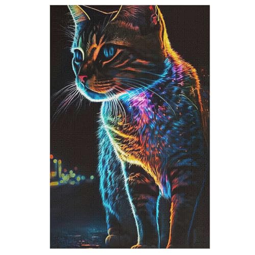 Puzzles Für Erwachsene 1000 Teiliges Katze Puzzles Für Erwachsene Holzbrettpuzzles Denksportaufgaben Für Erwachsene （78×53cm） von AAPZY