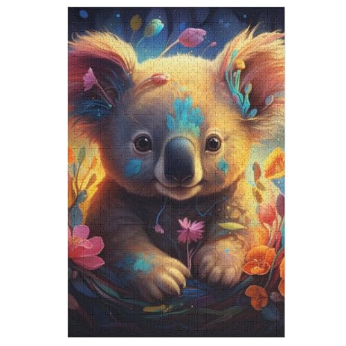 Puzzles Für Erwachsene 1000 Teiliges Koala Puzzles Für Erwachsene Holzbrettpuzzles Denksportaufgaben Für Erwachsene （78×53cm） von AAPZY