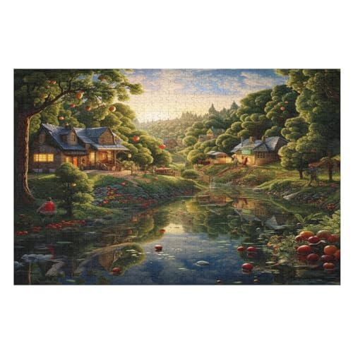 Puzzles Für Erwachsene 1000 Teiliges Paradies Puzzles Für Erwachsene Holzbrettpuzzles Denksportaufgaben Für Erwachsene （75×50cm） von AAPZY