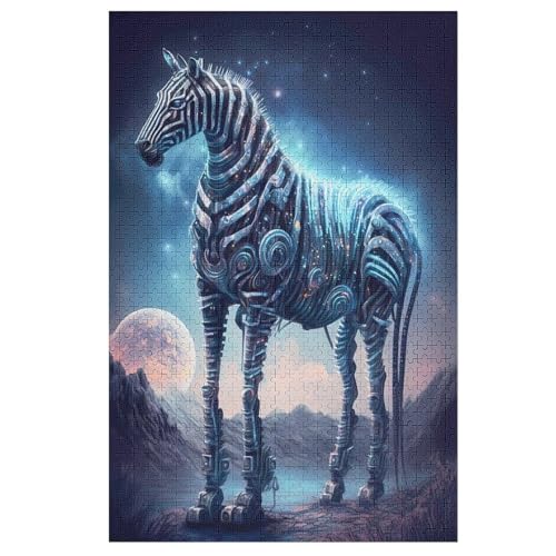 Puzzles Für Erwachsene 1000 Teiliges Pferd Puzzles Für Erwachsene Holzbrettpuzzles Denksportaufgaben Für Erwachsene （78×53cm） von AAPZY