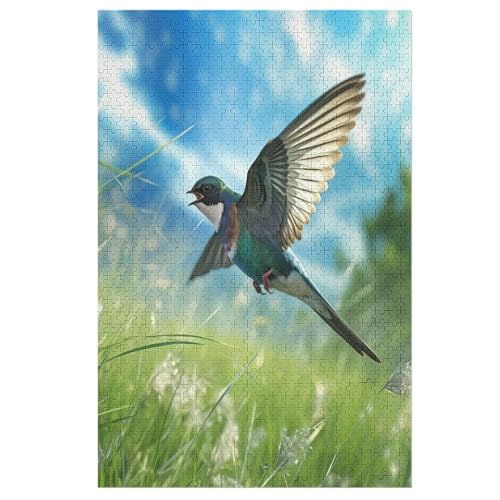 Puzzles Für Erwachsene 1000 Teiliges Vogel Puzzles Für Erwachsene Holzbrettpuzzles Denksportaufgaben Für Erwachsene （78×53cm） von AAPZY