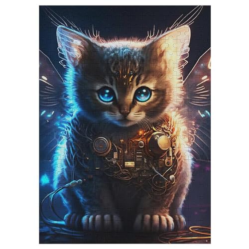 Puzzles Für Erwachsene 300 Teiliges Katze Puzzles Für Erwachsene Holzbrettpuzzles Denksportaufgaben Für Erwachsene （42×30cm） von AAPZY