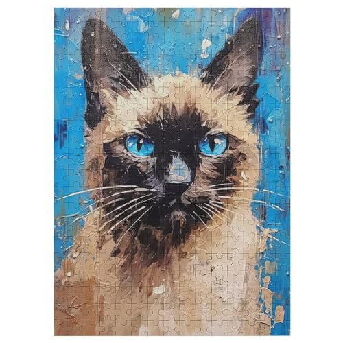 Puzzles Für Erwachsene 300 Teiliges Katze Puzzles Für Erwachsene Holzbrettpuzzles Denksportaufgaben Für Erwachsene （42×30cm） von AAPZY