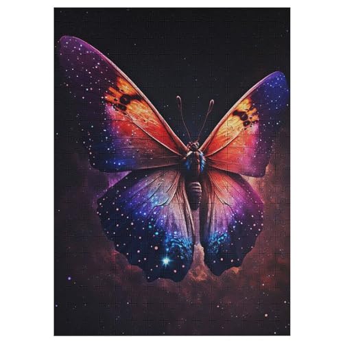 Puzzles Für Erwachsene 300 Teiliges Schmetterling Puzzles Für Erwachsene Holzbrettpuzzles Denksportaufgaben Für Erwachsene （42×30cm） von AAPZY