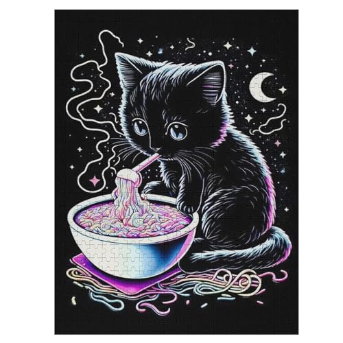 Puzzles Für Erwachsene 500 Teiliges Katze Puzzles Für Erwachsene Holzbrettpuzzles Denksportaufgaben Für Erwachsene （55×41cm） von AAPZY