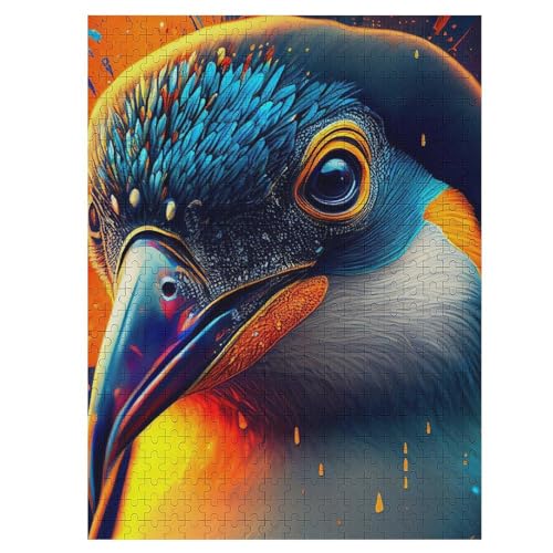 Puzzles Für Erwachsene 500 Teiliges Pinguin Puzzles Für Erwachsene Holzbrettpuzzles Denksportaufgaben Für Erwachsene （55×41cm） von AAPZY