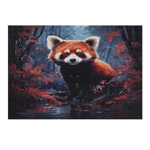 Puzzles Für Erwachsene Und Kinder, Panda -Puzzle, 300 Teile, Kreative Holzpuzzles, Puzzles Für Erwachsene, Geschenke （40×28cm） von AAPZY