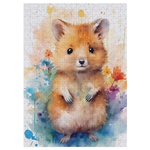 Quokka Holzpuzzle 300 Teile,Puzzles Für Erwachsene, Impossible Puzzle, Geschicklichkeitsspiel Für Die Ganze Familie,Home Dekoration Puzzle, Puzzle Kinder Legespiel 42×30cm von AAPZY