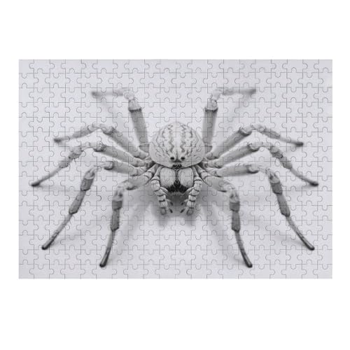 Spinne Pattern Holzpuzzle 300 Stück Puzzles Für Erwachsene Teenager Stress Abbauen Familien-Puzzlespiel Poster 300-teiliges Puzzle Kinder Lernspiel Spielzeug Geschenk （40×28cm） von AAPZY