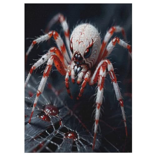 Spinne Puzzles 300 Teile Erwachsener Kniffel Spaß Für Die Ganze Familie - 300 Puzzleteilige Motive, Holzpuzzle Kinder Erwachsene, Impossible Puzzle Schwer 42×30cm von AAPZY