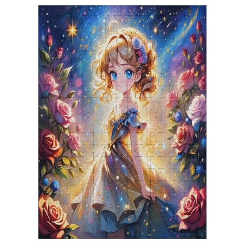 Sternenhimmel Girl Puzzles 300 Teile Erwachsener Kniffel Spaß Für Die Ganze Familie - 300 Puzzleteilige Motive, Holzpuzzle Kinder Erwachsene, Impossible Puzzle Schwer 42×30cm von AAPZY