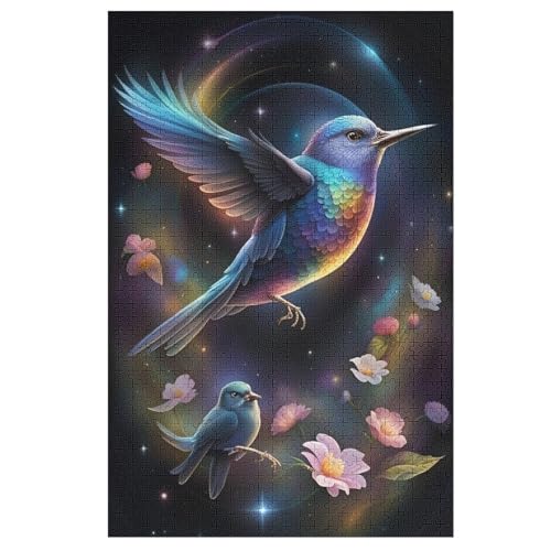 Süßer Vogel Holzpuzzle Erwachsene - 1000 Teiliges Jigsaw Knobelspiel - Puzzle Für Erwachsene & Kinder - Outdoor & Reisespielzeug - Geduldspiel （78×53cm） von AAPZY