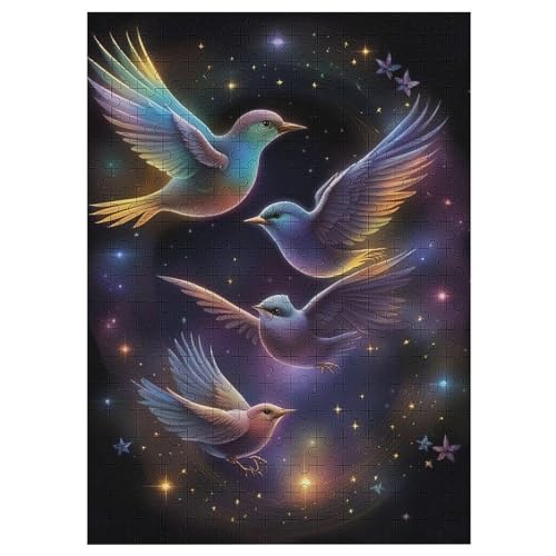 Süßer Vogel Puzzles 300 Teile Erwachsener Kniffel Spaß Für Die Ganze Familie - 300 Puzzleteilige Motive, Holzpuzzle Kinder Erwachsene, Impossible Puzzle Schwer 42×30cm von AAPZY