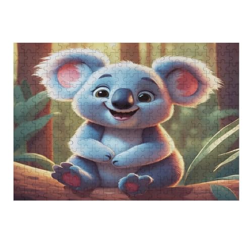 Tierkoala Puzzles 300 Teile Erwachsener Kniffel Spaß Für Die Ganze Familie - 300 Puzzleteilige Motive, Holzpuzzle Kinder Erwachsene, Impossible Puzzle Schwer （40×28cm） von AAPZY