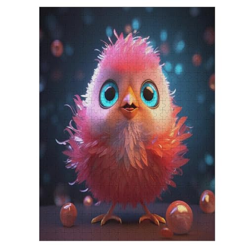 Tiervogel 500 Teile Premium-Puzzles Für Erwachsene Kinder- Holzpuzzles Spaß Und Lernspiele - Perfekte Puzzle-Geschenke （55×41cm） von AAPZY