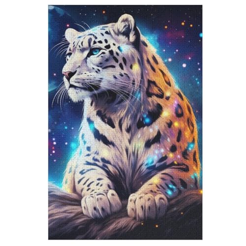 Tiger -Puzzle, 1000 Teile,Holzpuzzle Für Erwachsene Kinder, Lustiges Spielzeug, Denkspiel, Spielzeug, Bildungsspiel, Herausforderung, Pädagogisch, 78×53cm von AAPZY