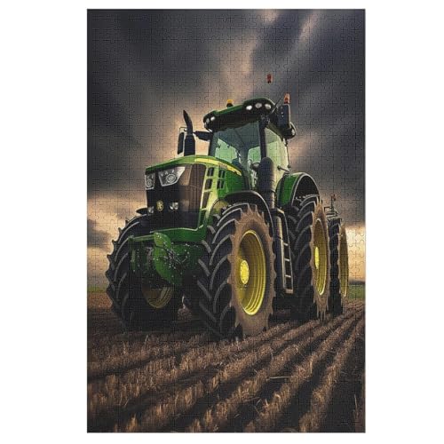 Traktor 1000 Teile Premium-Puzzles Für Erwachsene Kinder- Holzpuzzles Spaß Und Lernspiele - Perfekte Puzzle-Geschenke 78×53cm von AAPZY