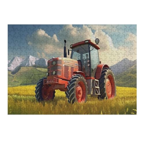 Traktor Puzzles 300 Teile Erwachsener Kniffel Spaß Für Die Ganze Familie - 300 Puzzleteilige Motive, Holzpuzzle Kinder Erwachsene, Impossible Puzzle Schwer （40×28cm） von AAPZY