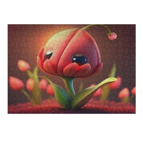 Tulpe Puzzles 300 Teile Erwachsener Kniffel Spaß Für Die Ganze Familie - 300 Puzzleteilige Motive, Holzpuzzle Kinder Erwachsene, Impossible Puzzle Schwer （40×28cm） von AAPZY