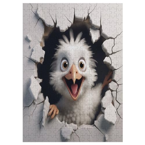 Vogel Puzzle 300 Teile,Puzzles Für Erwachsene, Impossible Puzzle, Geschicklichkeitsspiel Für Die Ganze Familie, Puzzle Kinder,Holzpuzzle-Geschenk,Raumdekoration, 42×30cm von AAPZY