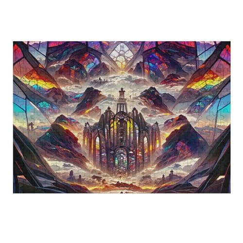 Weltbesitzer Puzzle 300 Teile,Puzzles Für Erwachsene, Impossible Puzzle, Geschicklichkeitsspiel Für Die Ganze Familie, Puzzle Kinder,Holzpuzzle-Geschenk,Raumdekoration, （40×28cm） von AAPZY