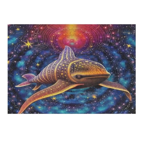 Whale Hai 300 Teile Puzzles, Wood Craft, Hochwertiges Modernes Puzzle, DIY, Für Erwachsene Und Kinder Ab 12 Jahren Holz, Puzzle （40×28cm） von AAPZY