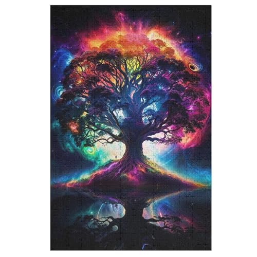 kosmischer Baum des Lebens Puzzles 1000 Teile Erwachsener Kniffel Spaß Für Die Ganze Familie - 1000 Puzzleteilige Motive, Holzpuzzle Kinder Erwachsene, Impossible Puzzle Schwer 78×53cm kosmischer Baum des Lebens Puzzles 1000 Teile Erwachsener Kniffel Spaß Für Die Ganze Familie - 1000 Puzzleteilige Motive, Holzpuzzle Kinder Erwachsene, Impossible Puzzle Schwer 78×53cm von AAPZY