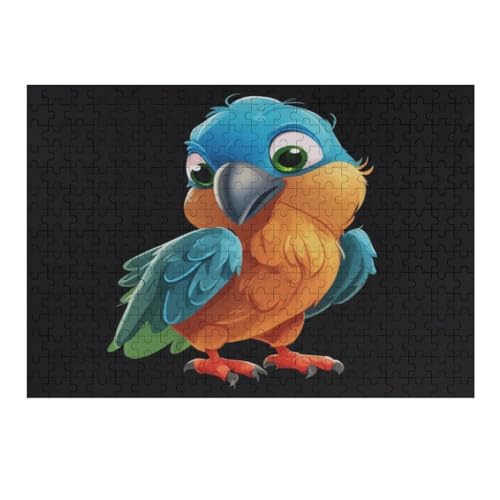 süßer Vogel 300 Teile Puzzle, Holzpuzzle, Puzzles Für Erwachsene Kinder, 300 Teile Puzzle Für Jugendliche & Erwachsene Lernspiel Herausforderungsspielzeug （40×28cm） von AAPZY