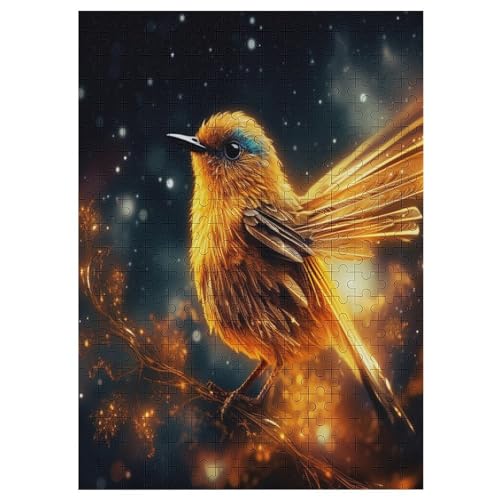 süßer Vogel-Puzzle Für Erwachsene, 300 Teile, Holzpuzzle, Kinderpuzzle, Dekompressionsspiel, Spielzeugpuzzle 42×30cm von AAPZY