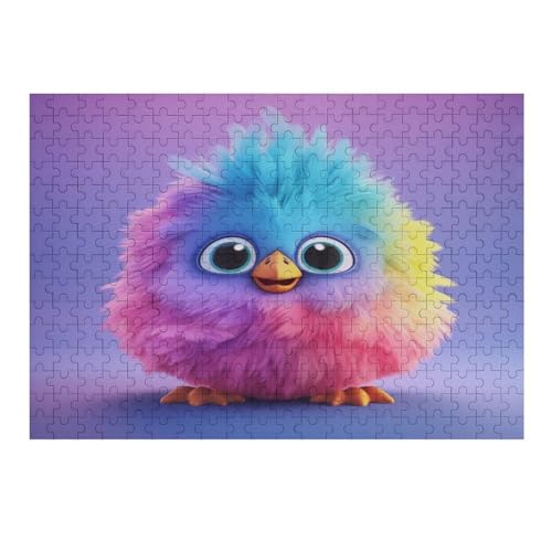 süßes Huhn Holzpuzzle 300 Teile, Knobelspiele Für Erwachsene, Teenager, Puzzles Unmögliche - Kinder Puzzle Zimmer Deko （40×28cm） von AAPZY