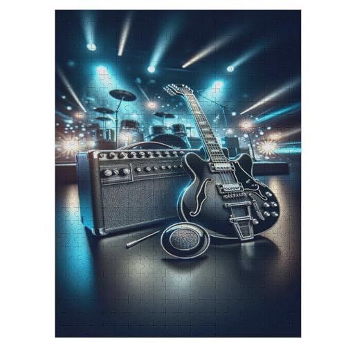 Gitarren Puzzle 500 Teile, Holzpuzzle Für Erwachsene Kinder, Impossible Puzzles, Geschicklichkeitsspiel Für Die Ganze Familie 55×41cm Gitarren Puzzle 500 Teile, Holzpuzzle Für Erwachsene Kinder, Impossible Puzzles, Geschicklichkeitsspiel Für Die Ganze Familie 55×41cm von AASWDDS