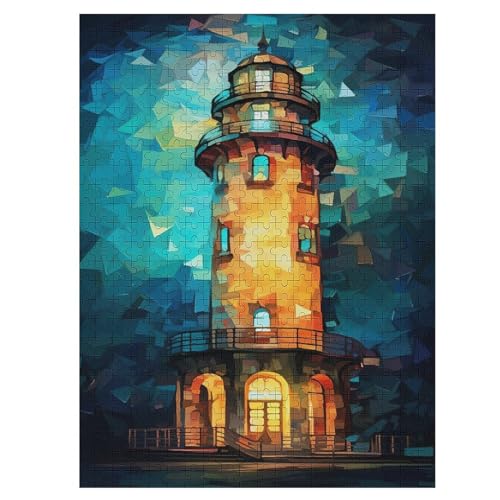 Leuchtfeuer Puzzles 500 Teile Erwachsener Kniffel Spaß Für Die Ganze Familie, Holzpuzzle Kinder Erwachsene, Impossible Puzzle Schwer 55×41cm Leuchtfeuer Puzzles 500 Teile Erwachsener Kniffel Spaß Für Die Ganze Familie, Holzpuzzle Kinder Erwachsene, Impossible Puzzle Schwer 55×41cm von AASWDDS
