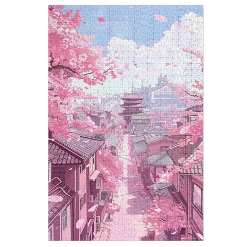 Japan Style Holzpuzzle - 1000 Teiliges Jigsaw Knobelspiel - Puzzle Für Erwachsene & Kinder - Outdoor & Reisespielzeug 78×53cm Japan Style Holzpuzzle - 1000 Teiliges Jigsaw Knobelspiel - Puzzle Für Erwachsene & Kinder - Outdoor & Reisespielzeug 78×53cm von AASWDFR