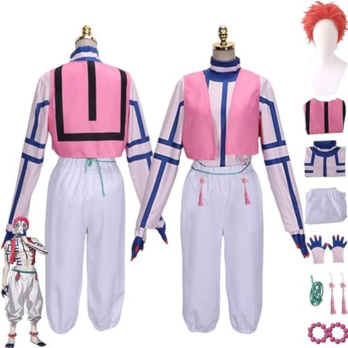 AAmron Komplettes Set Anime Character Akaza Cosplay-Kostüm für Dämonentöter, Kimono-Umhang und Perücken-Set für Halloween-Party,A-3XL von AAmron