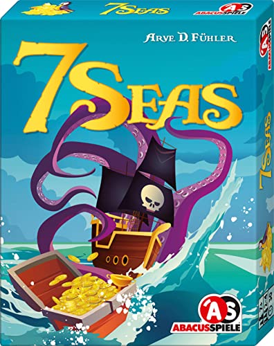 ABACUSSPIELE 08211 - 7Seas, Kartenspiel trifft auf Piratenspiel - ab 7 Jahren von ABACUSSPIELE