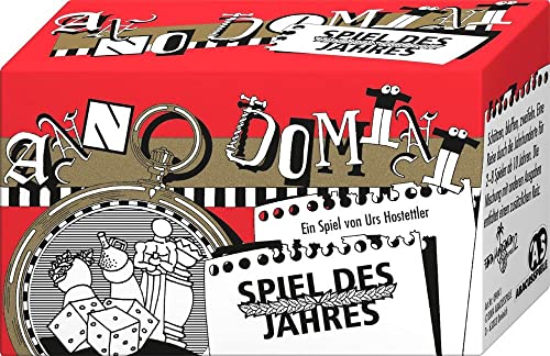 ABACUSSPIELE 09041 - Anno Domini - Spiel des Jahres, Quizspiel, Schätzspiel, Kartenspiel, Yellow von ABACUSSPIELE