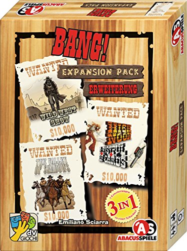 ABACUSSPIELE ABA38159 Bang!: Expansion Pack [Erweiterung], Orange von ABACUSSPIELE