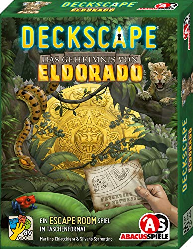 ABACUSSPIELE 38183 - Deckscape - Das Geheimnis von Eldorado, Escape Room Spiel, Kartenspiel von ABACUSSPIELE