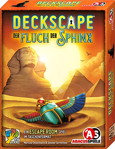 ABACUSSPIELE 38193 - Deckscape - Der Fluch Der Sphinx, Escape Room Spiel, Kartenspiel von ABACUSSPIELE