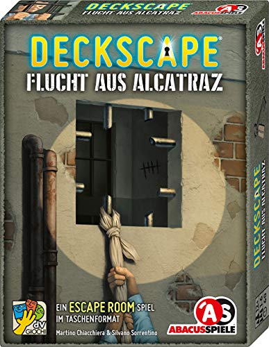 ABACUSSPIELE 38201 - Deckscape - Flucht aus Alcatraz, Escape Room Spiel, Kartenspiel von ABACUSSPIELE